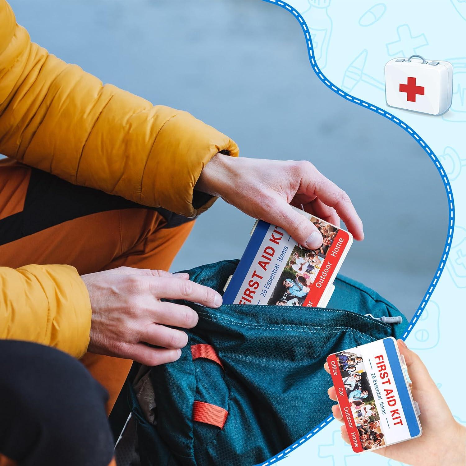 Kit de Primeros Auxilios Mini Threlaco 12 Cajas 26 Artículos