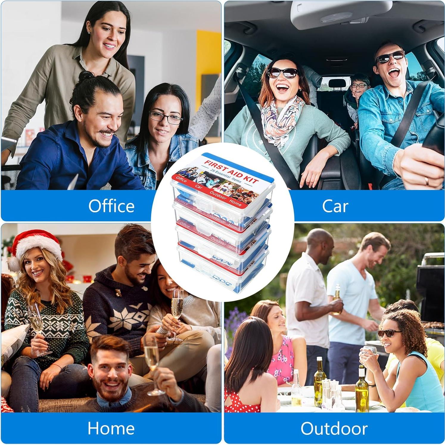 Kit de Primeros Auxilios Mini Threlaco 12 Cajas 26 Artículos