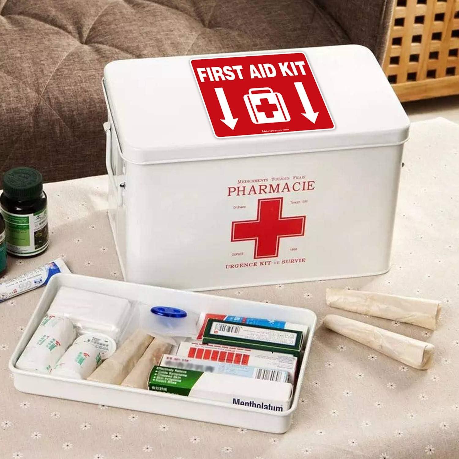 Calcomanías de Kit de Primeros Auxilios Faittoo - Paquete de 4