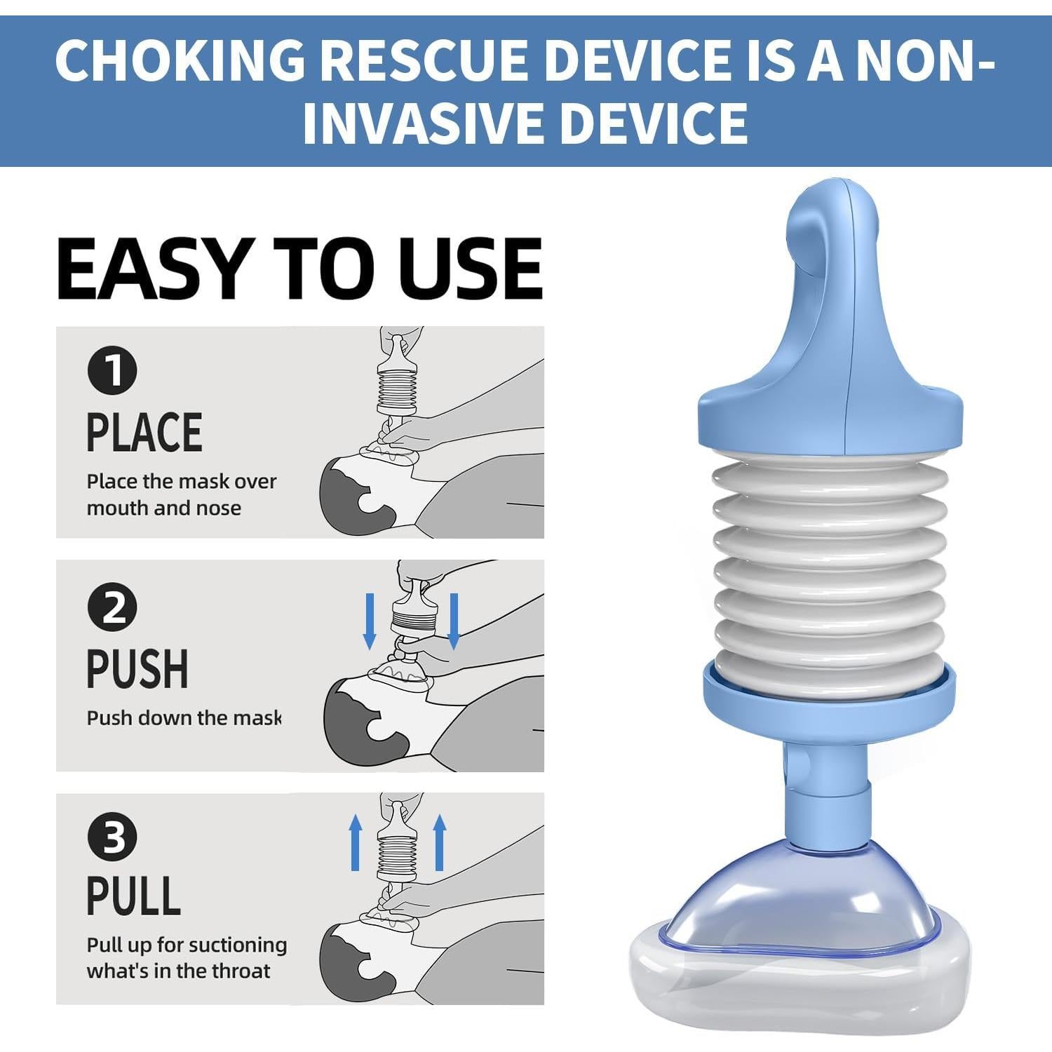 Dispositivo de Succión de Rescate LETIOK Kit de Primeros Auxilios