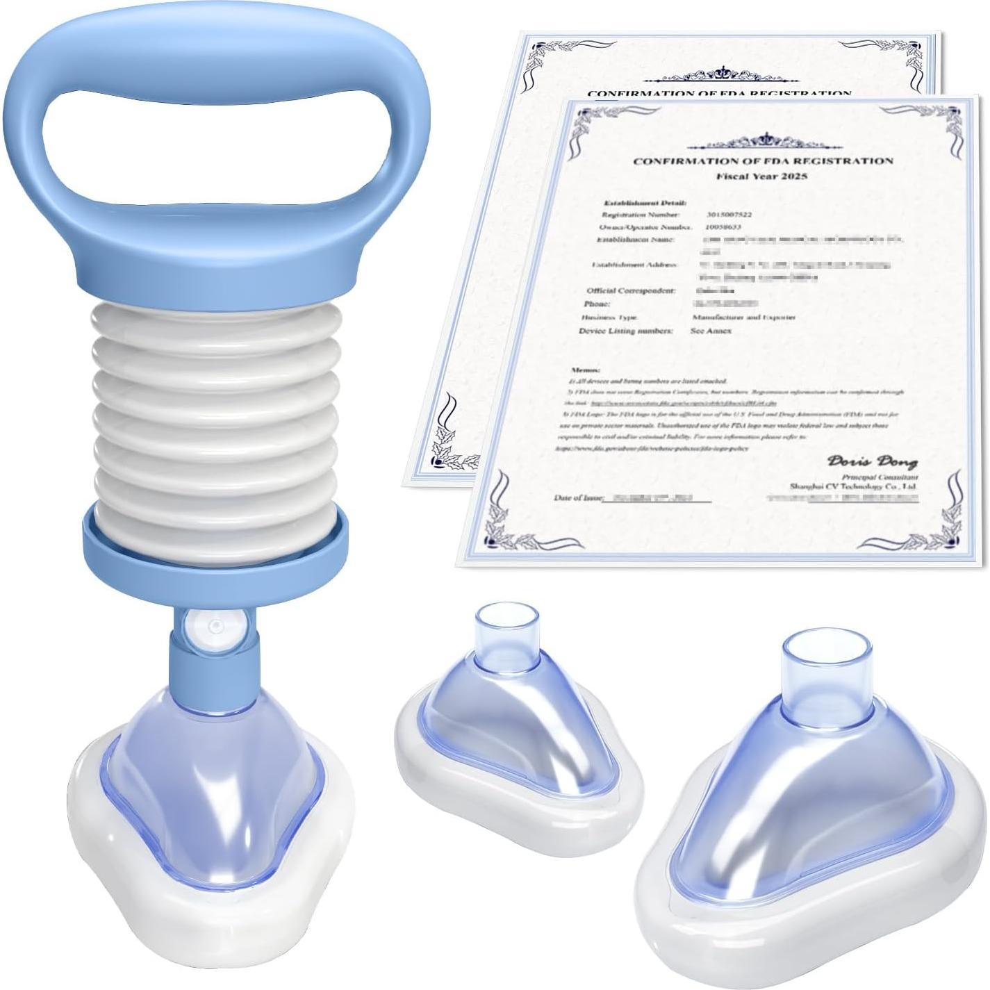 Dispositivo de Succión de Rescate LETIOK Kit de Primeros Auxilios