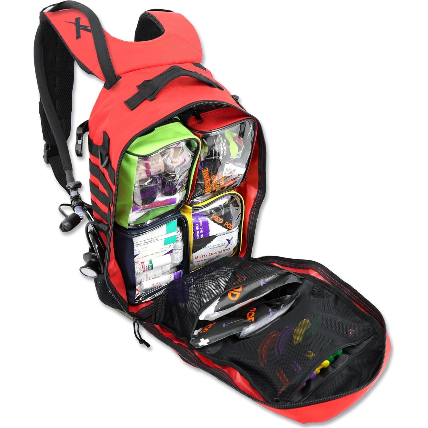 Mochila Médica Táctica Lightning X MB45-SKF con Suministros