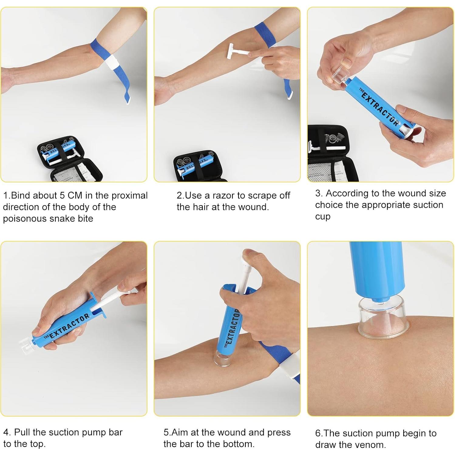 Kit de Primeros Auxilios DLY para Mordeduras y Picaduras