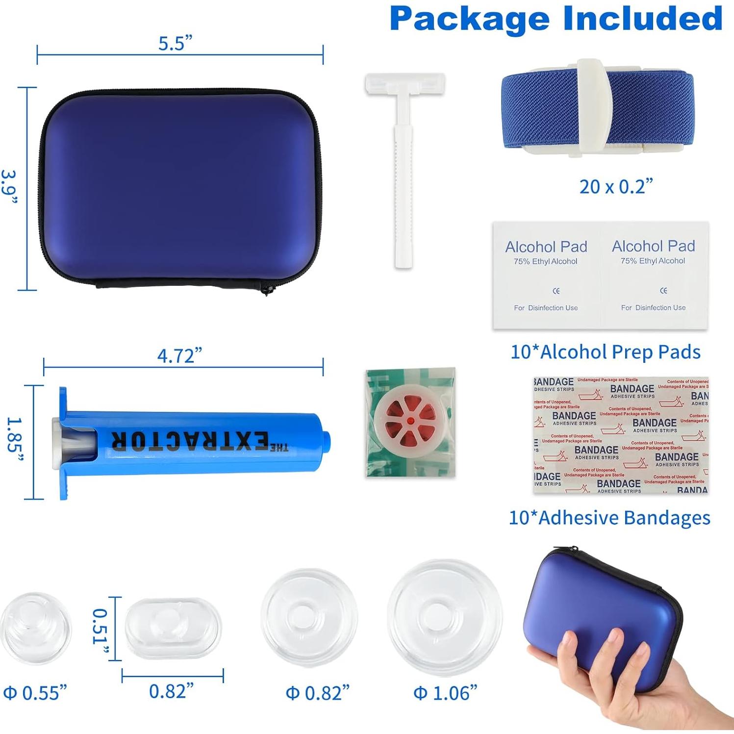 Kit de Primeros Auxilios DLY para Mordeduras y Picaduras