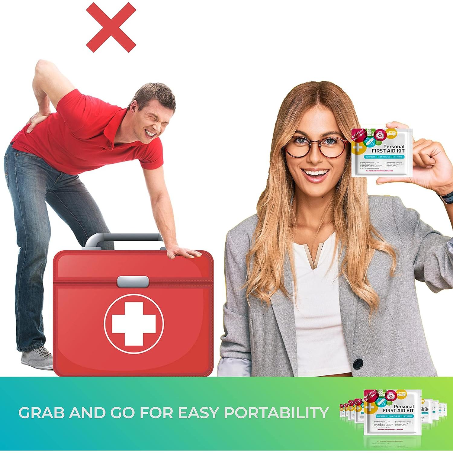 Kit de Primeros Auxilios Mini pH Advantage - 10 Artículos Portátil