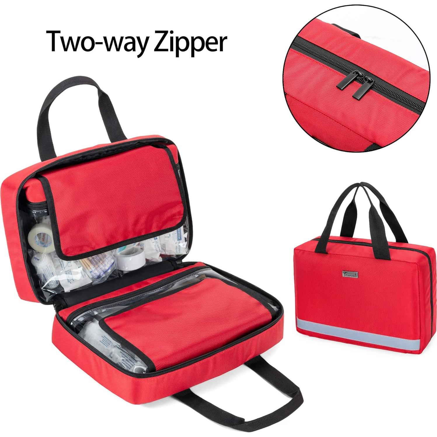 Bolsa de Primeros Auxilios Trunab Roja 29x10.9x20.1 cm