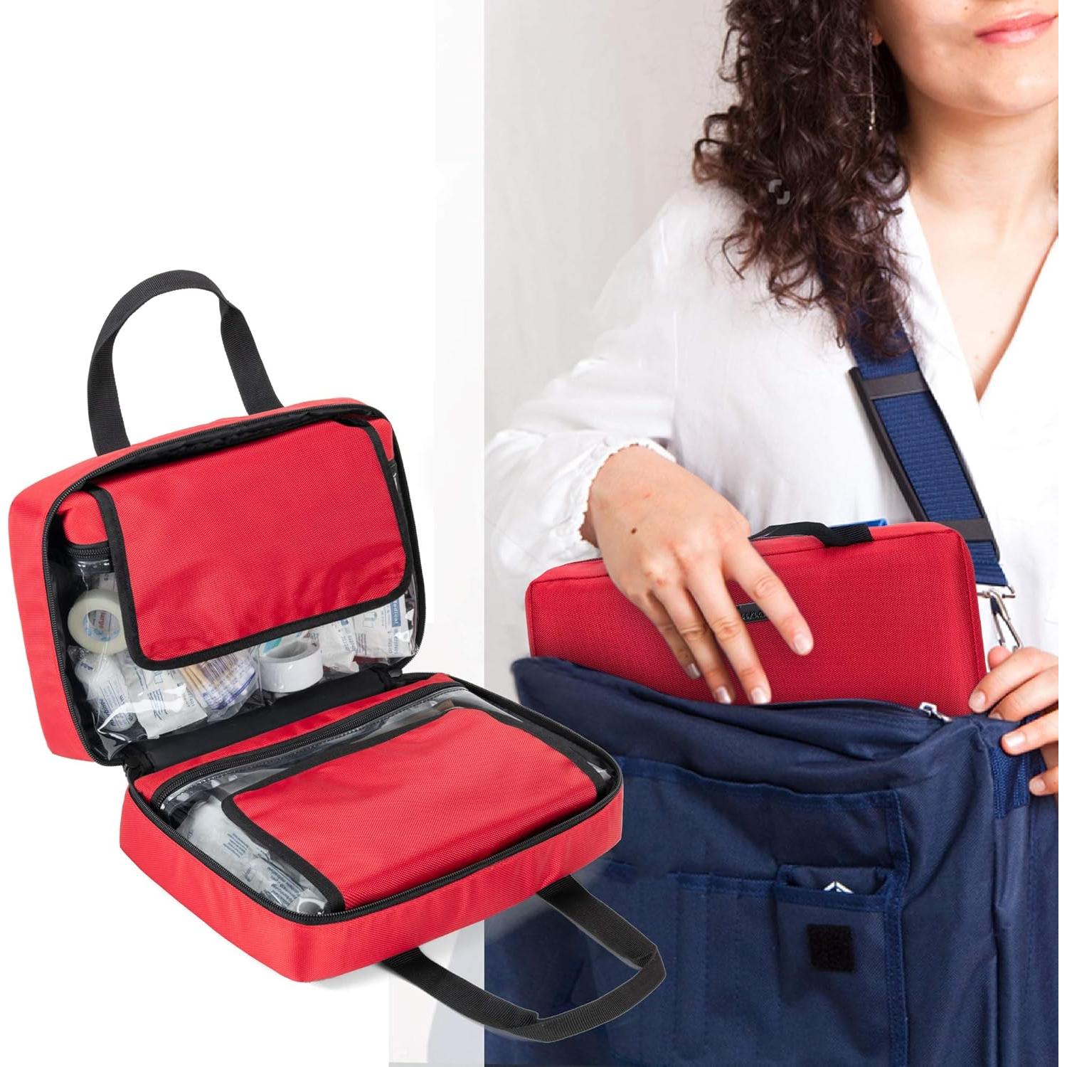 Bolsa de Primeros Auxilios Trunab Roja 29x10.9x20.1 cm