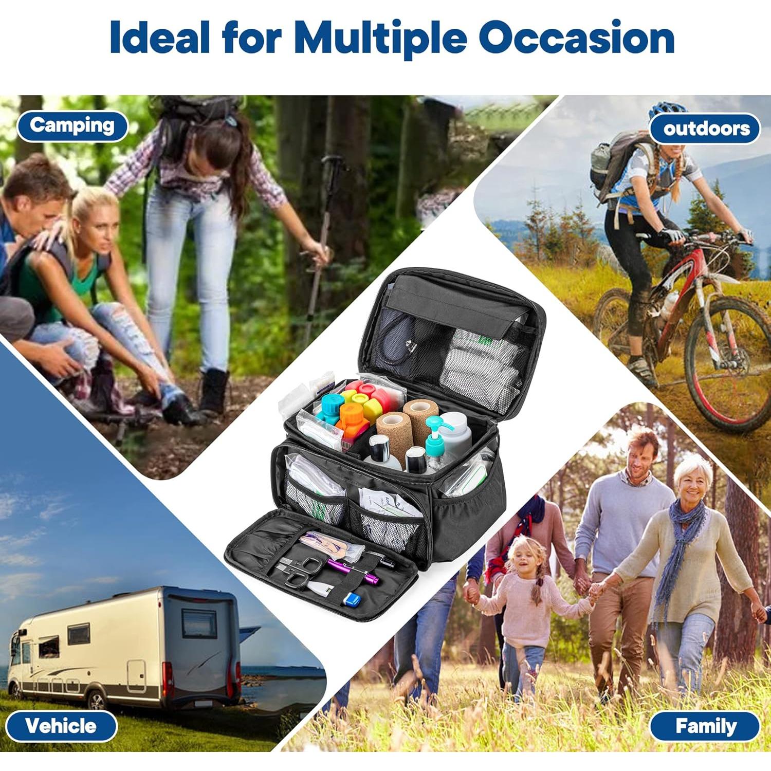 Bolsa de Almacenamiento de Medicamentos Damero 29.2x20.3cm