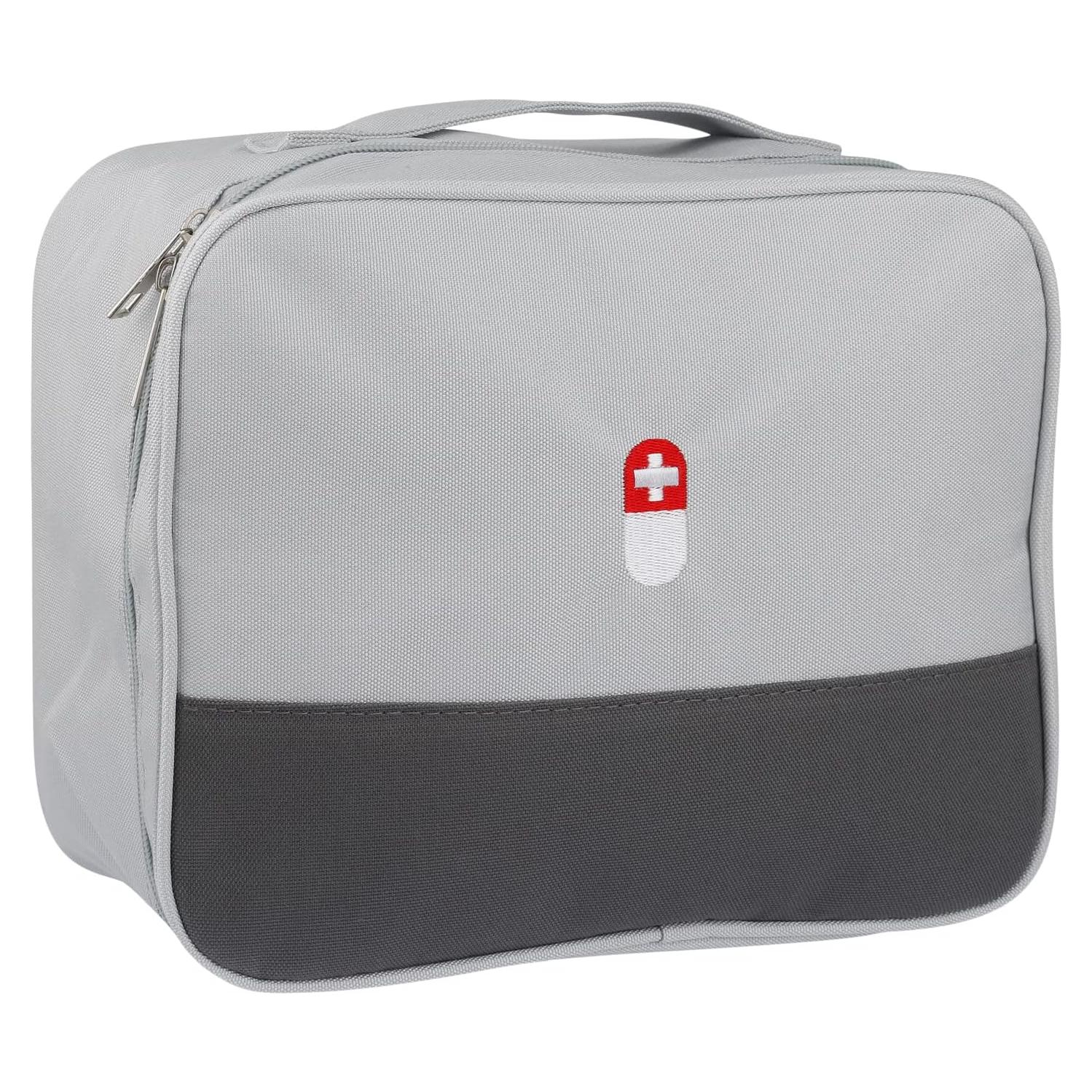 Bolsa de Primeros Auxilios Vacía PKQP 26.9x22.9 cm Gris