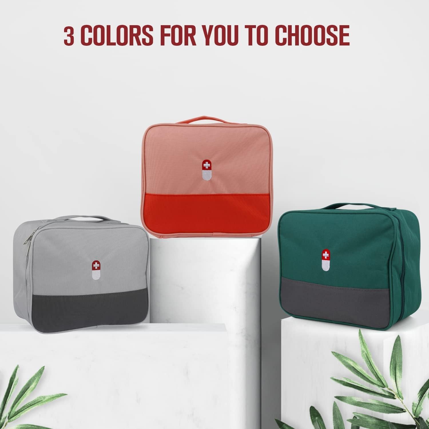 Bolsa de Primeros Auxilios Vacía PKQP 26.9x22.9 cm Gris