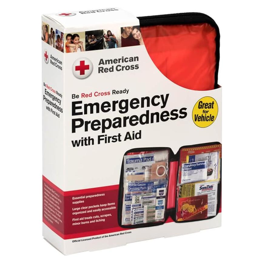 Kit de Primeros Auxilios Deluxe Cruz Roja Americana para Auto