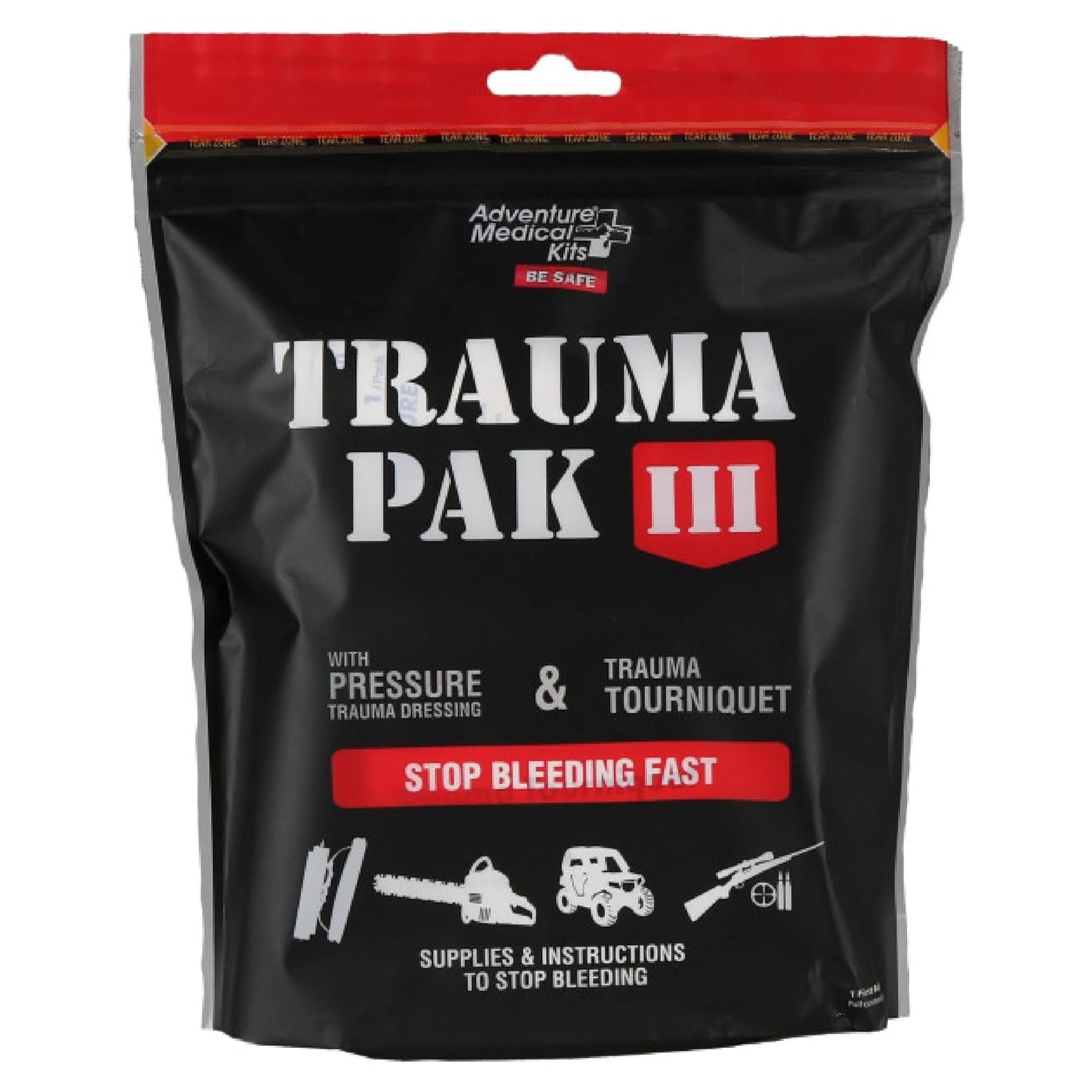 Kit de Primeros Auxilios Adventure Medical Trauma Pak III - Compacto y Efectivo