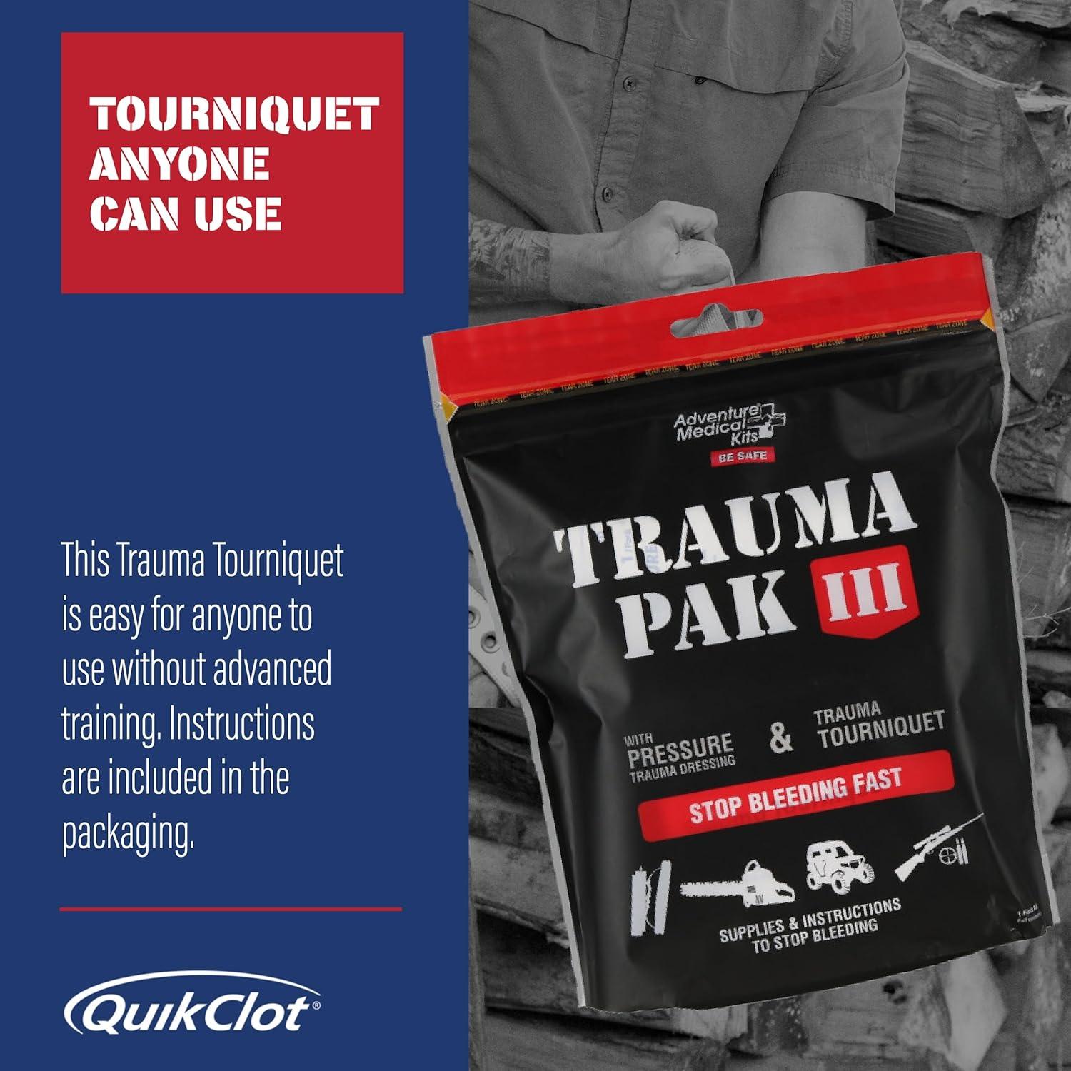 Kit de Primeros Auxilios Adventure Medical Trauma Pak III - Compacto y Efectivo