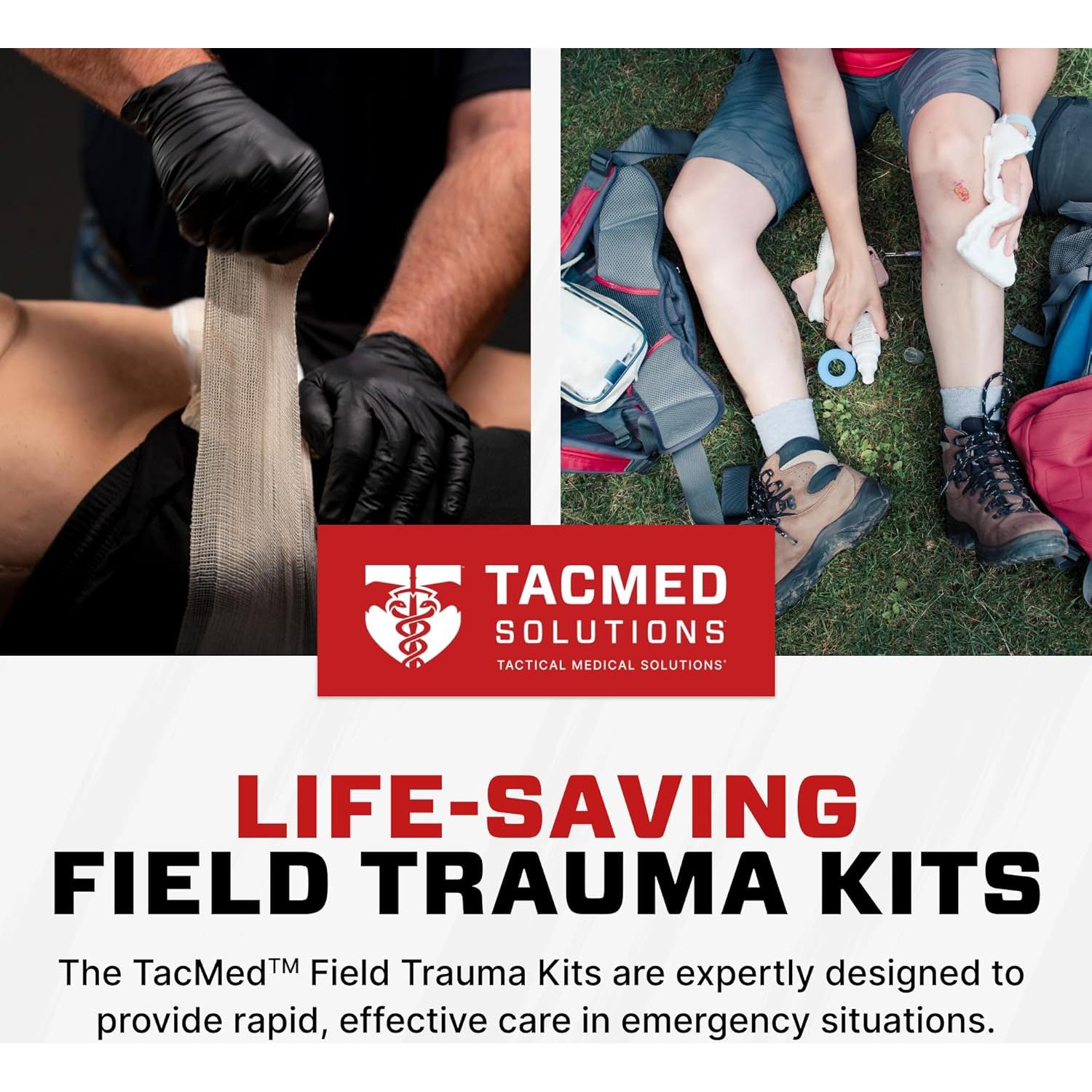 Kit de Primeros Auxilios TacMed Hiker con Férula RISE y Bolsa Impermeable