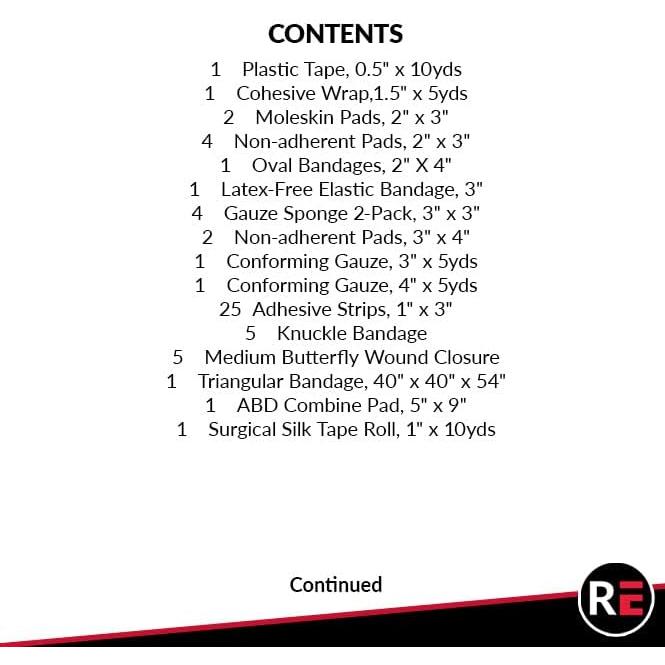 Kit de Primeros Auxilios WFA Rescue Essentials - Compacto y Completo