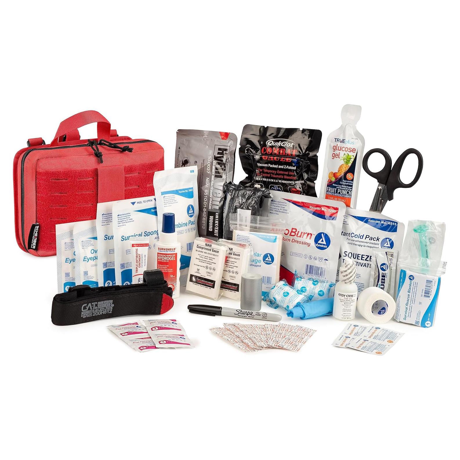 Kit de Trauma IFAK Scherber para Vehículo 95+ Suministros