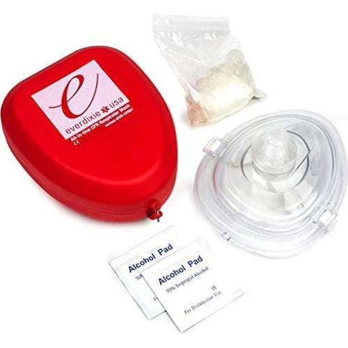 Máscara de Rescate CPR Ever Ready First Aid - Paquete de 2