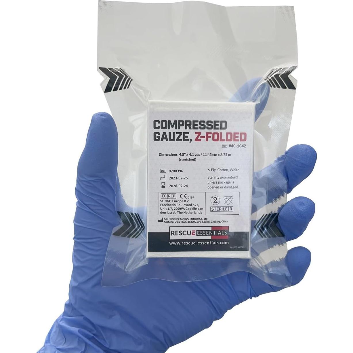 Combo Control de Sangrado Rescue Essentials: Gasa y 2 Torniquetes