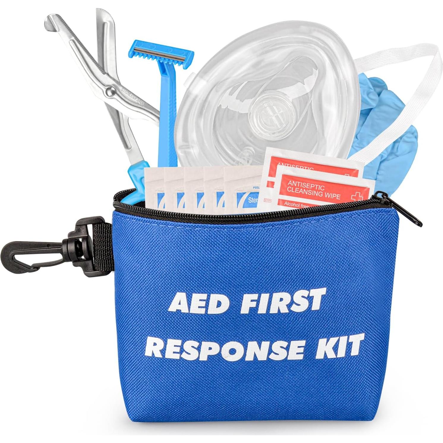 Kit de Primeros Auxilios Skillssist con Máscara CPR y Accesorios