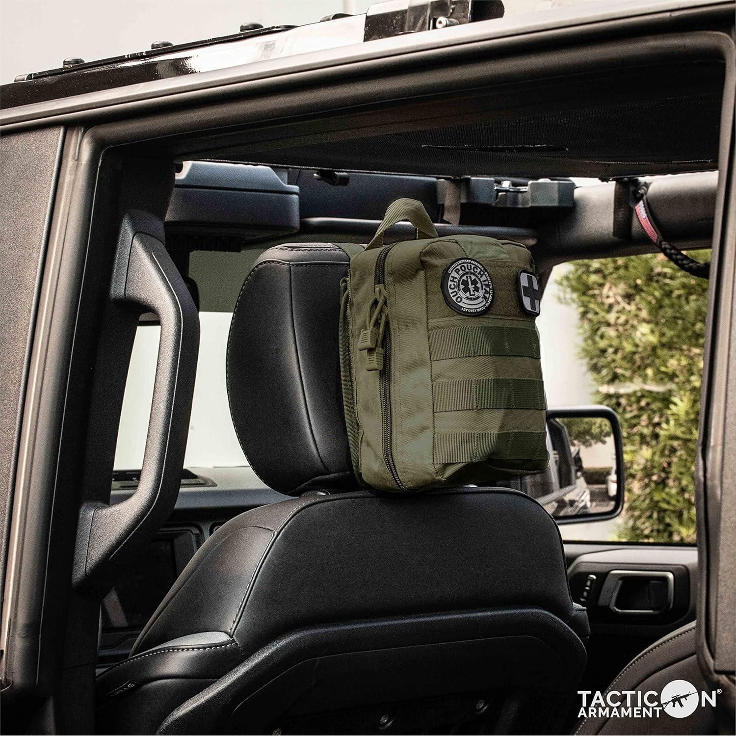 Kit de Trauma IFAK Tacticon Verde OD - Primeros Auxilios Compacto