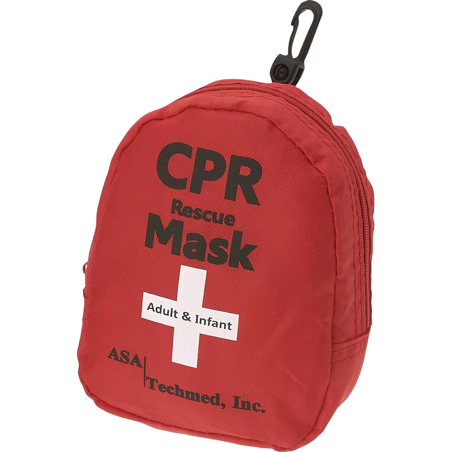 Kit de Primeros Auxilios ASA Techmed - 2 Paquetes con Máscara CPR