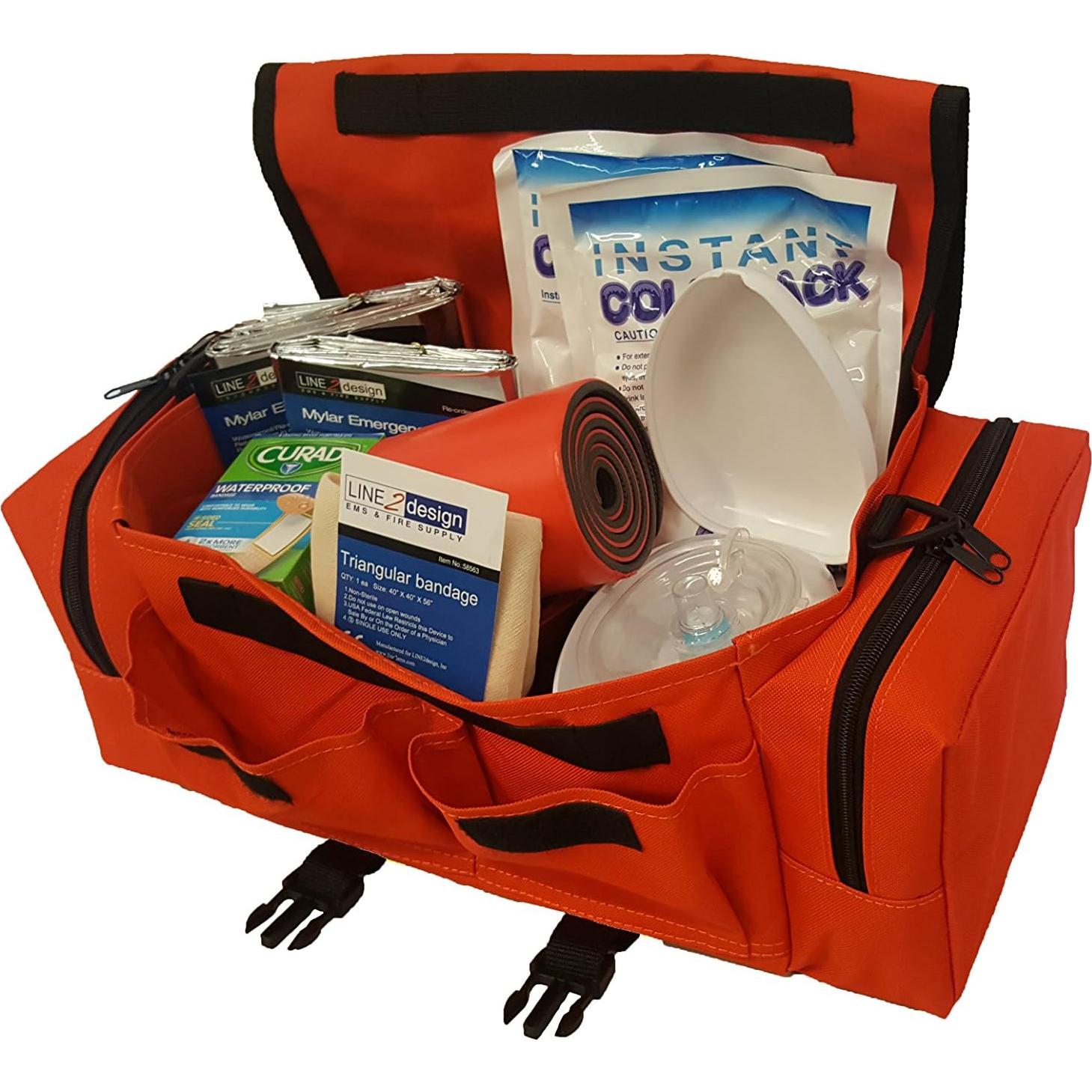 Kit de Primeros Auxilios LINE2design - Trauma Completo 33x23x15cm