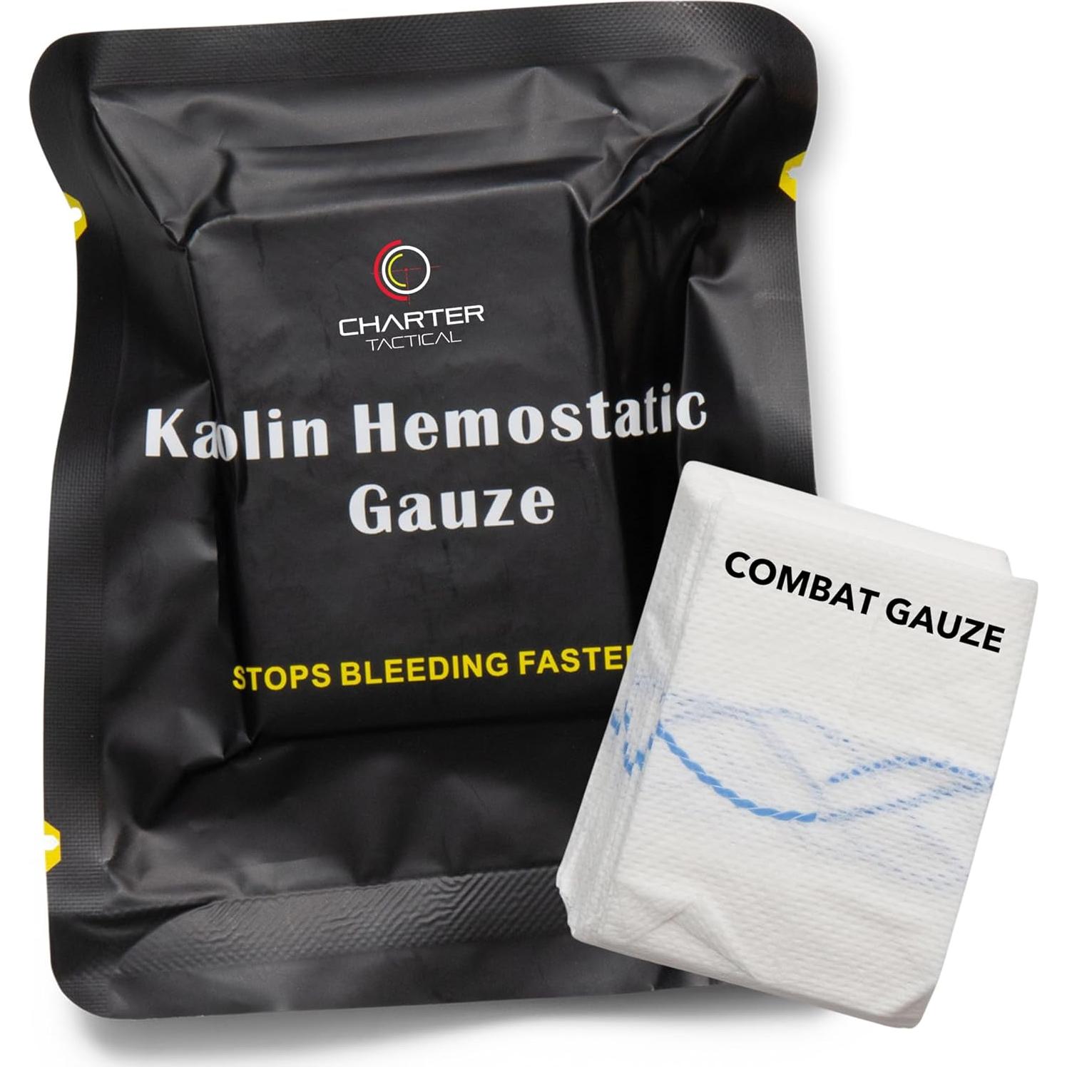 Gasa Hemostática Charter Tactical 7.62x3.81m para Control Sangrado