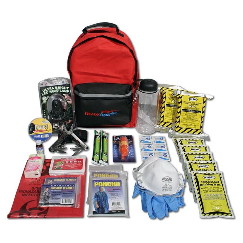 Kit de Emergencia Deluxe Ready America para 2 Personas