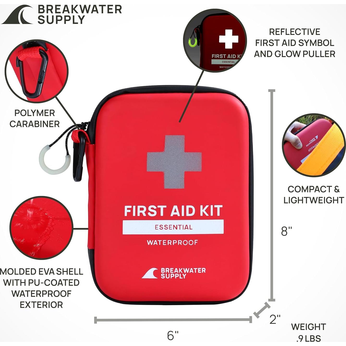 Kit de Primeros Auxilios Breakwater Supply 101 Piezas Impermeable