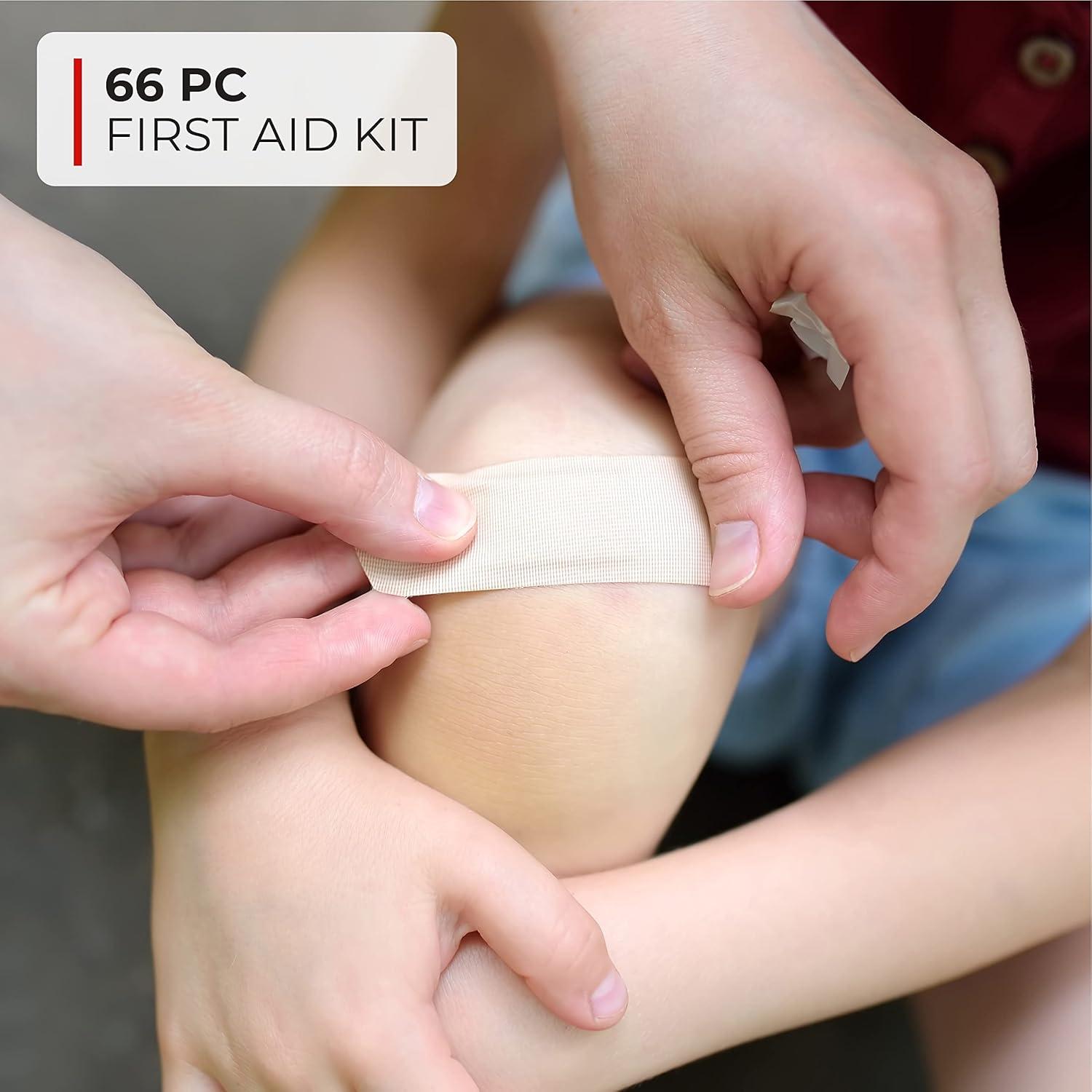 Kit de Emergencia para Automóviles Thrive - 104 Piezas con Botiquín