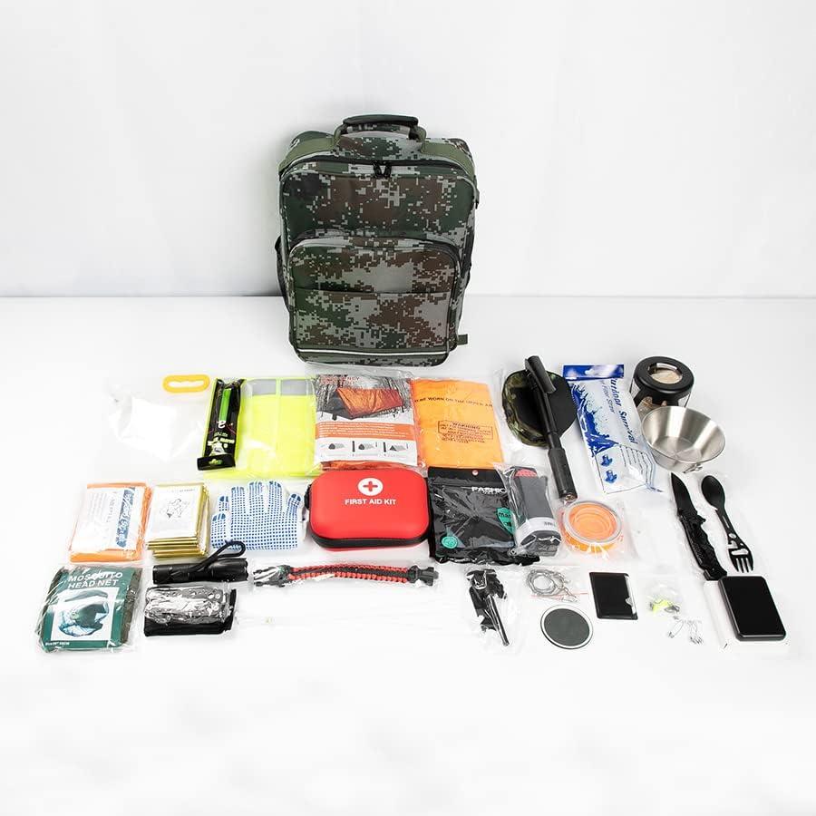 Kit de Supervivencia ISOP 32 Piezas Mochila Emergencia Camping