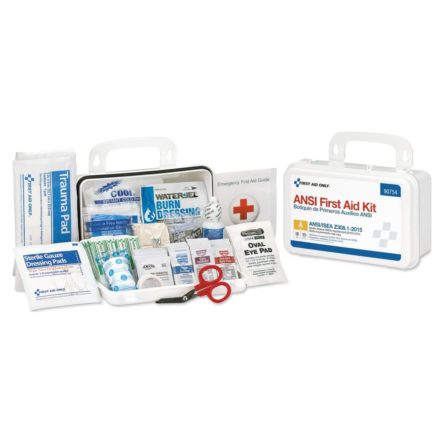 Kit de Primeros Auxilios Only 90754 para 10 Personas - 71 Piezas