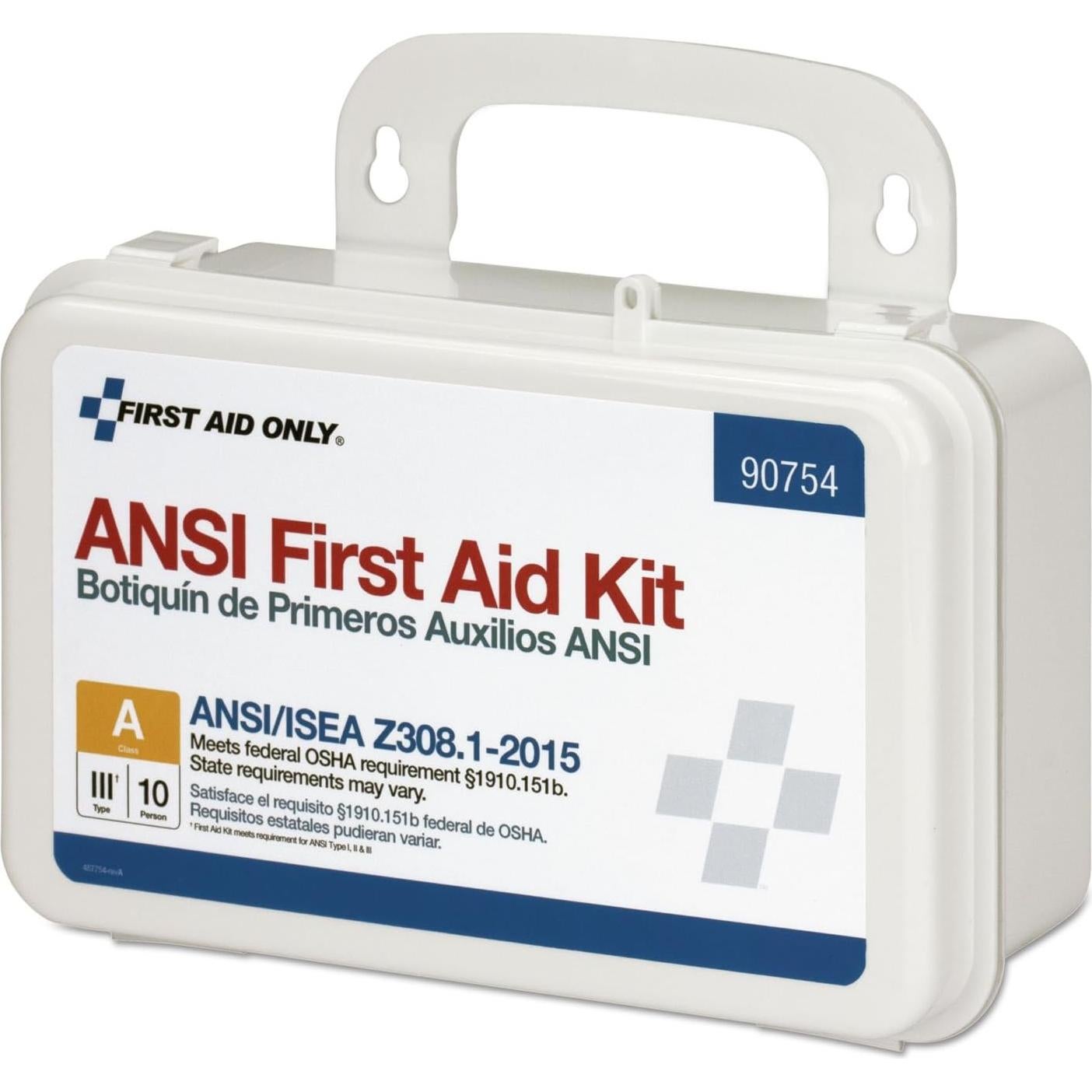 Kit de Primeros Auxilios Only 90754 para 10 Personas - 71 Piezas