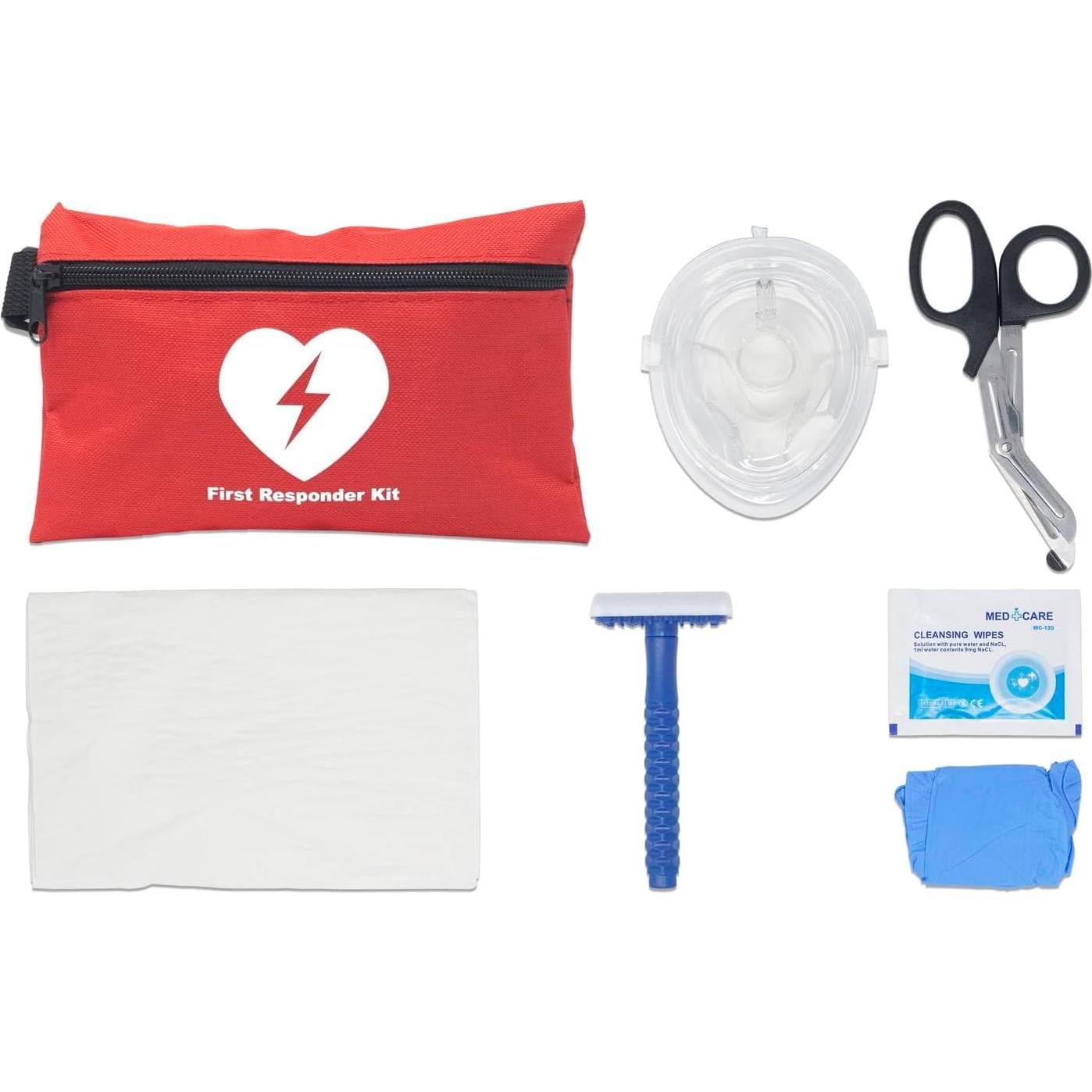 Kit de Primeros Auxilios CUBIX SAFETY para DEA - Rojo