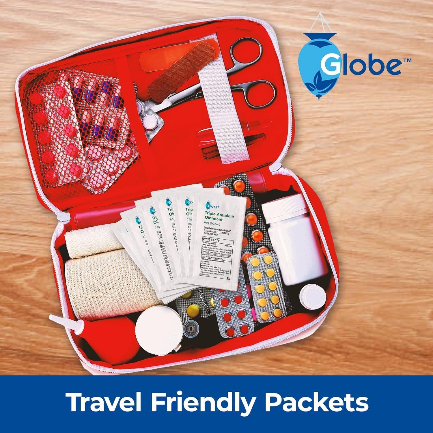 Ungüento Antibiótico Triple Globo - 25 Paquetes de 0.9g