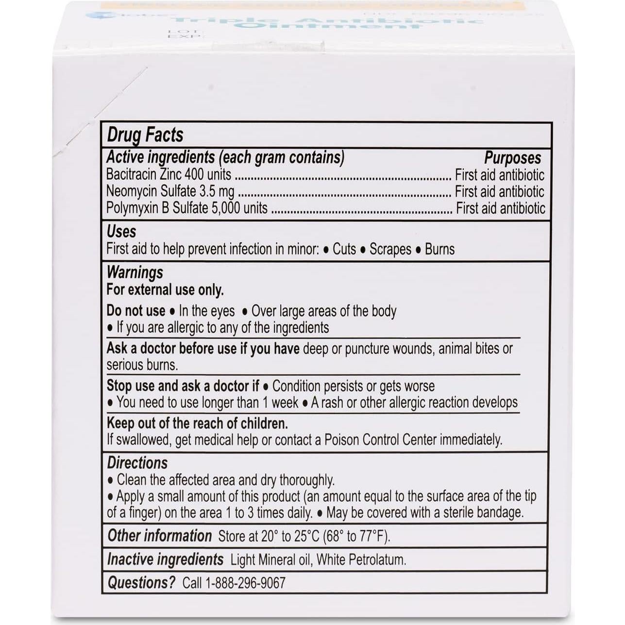 Ungüento Antibiótico Triple Globo - 25 Paquetes de 0.9g