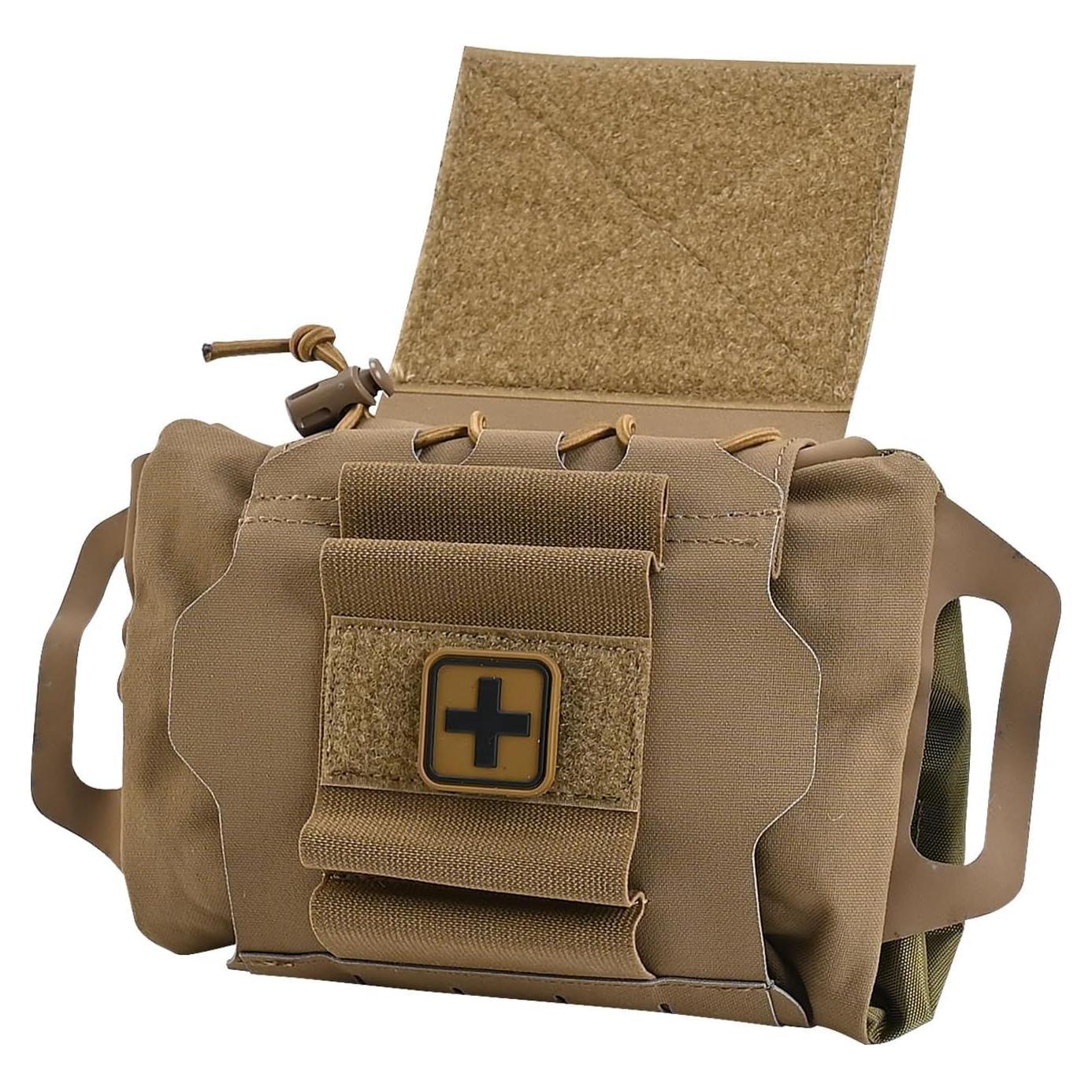 Bolsa IFAK SABADO Marrón Coyote 19x6x29cm Kit Primeros Auxilios