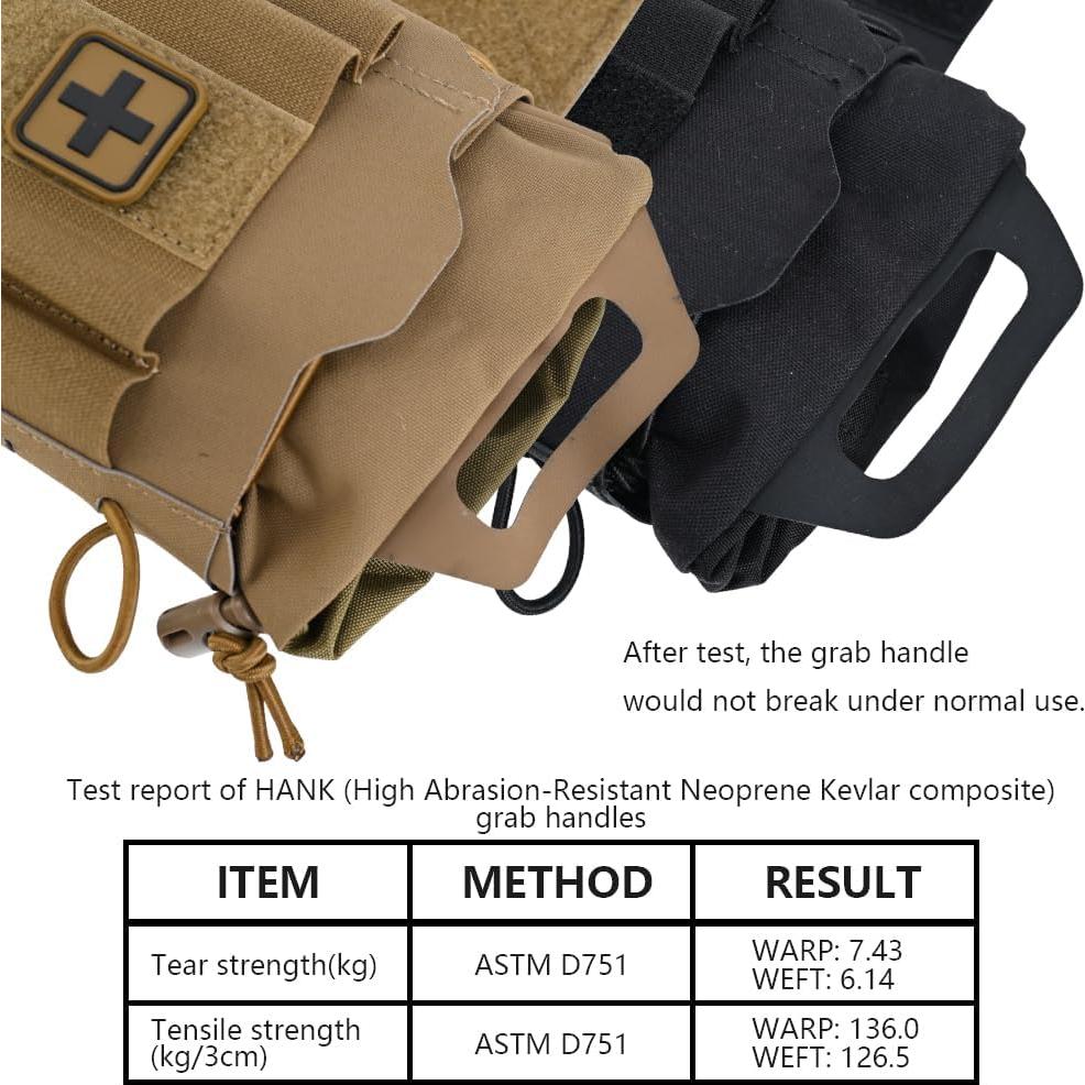 Bolsa IFAK SABADO Marrón Coyote 19x6x29cm Kit Primeros Auxilios