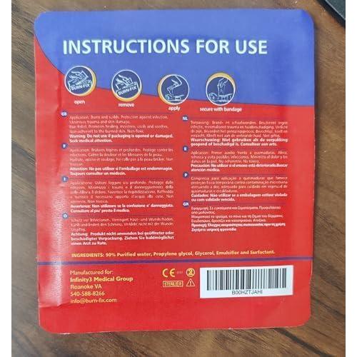 Vendaje de Hidrogel para Quemaduras BURN-FIX 2 Unidades 39g