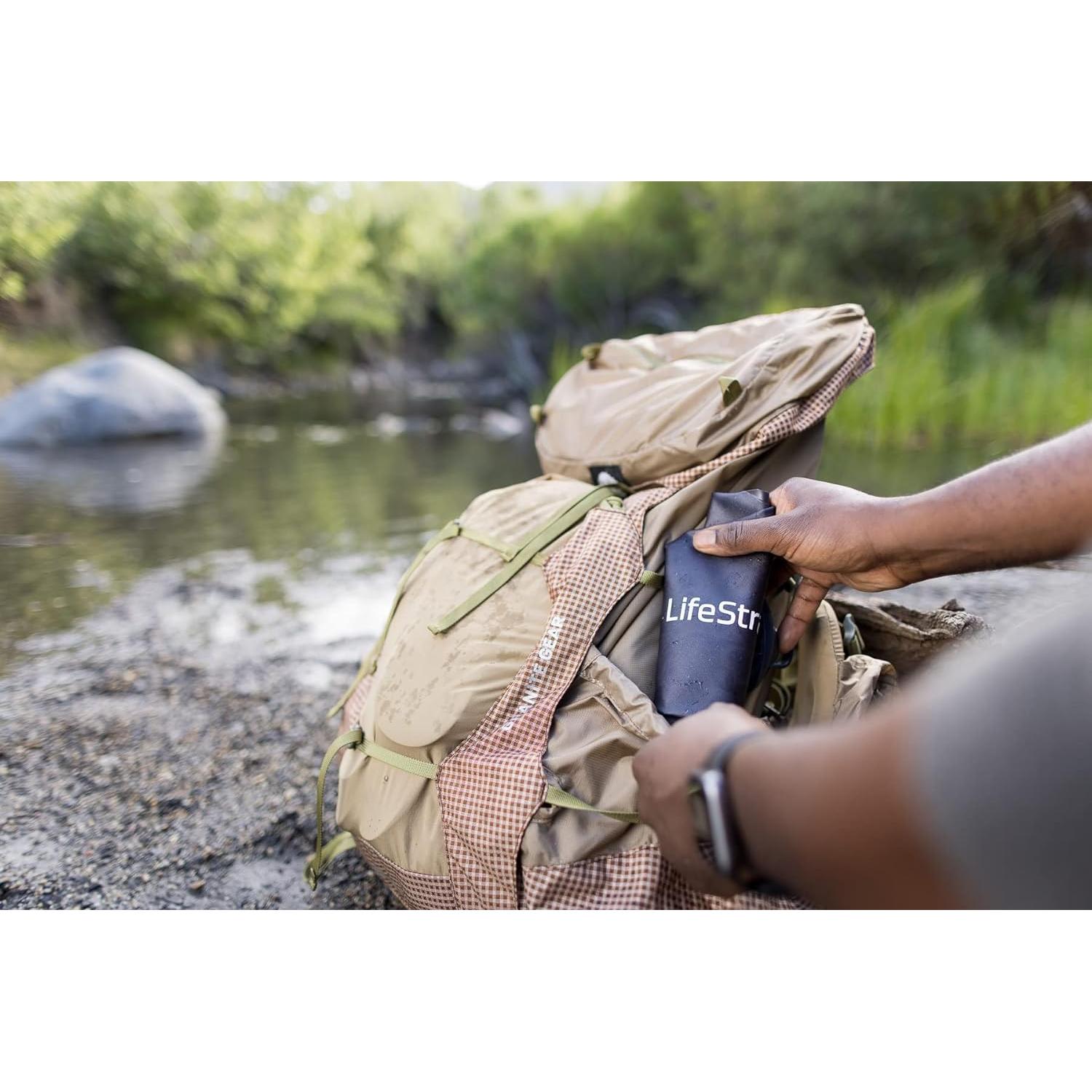 Filtro de Agua por Gravedad LifeStraw Peak 3L Gris Oscuro
