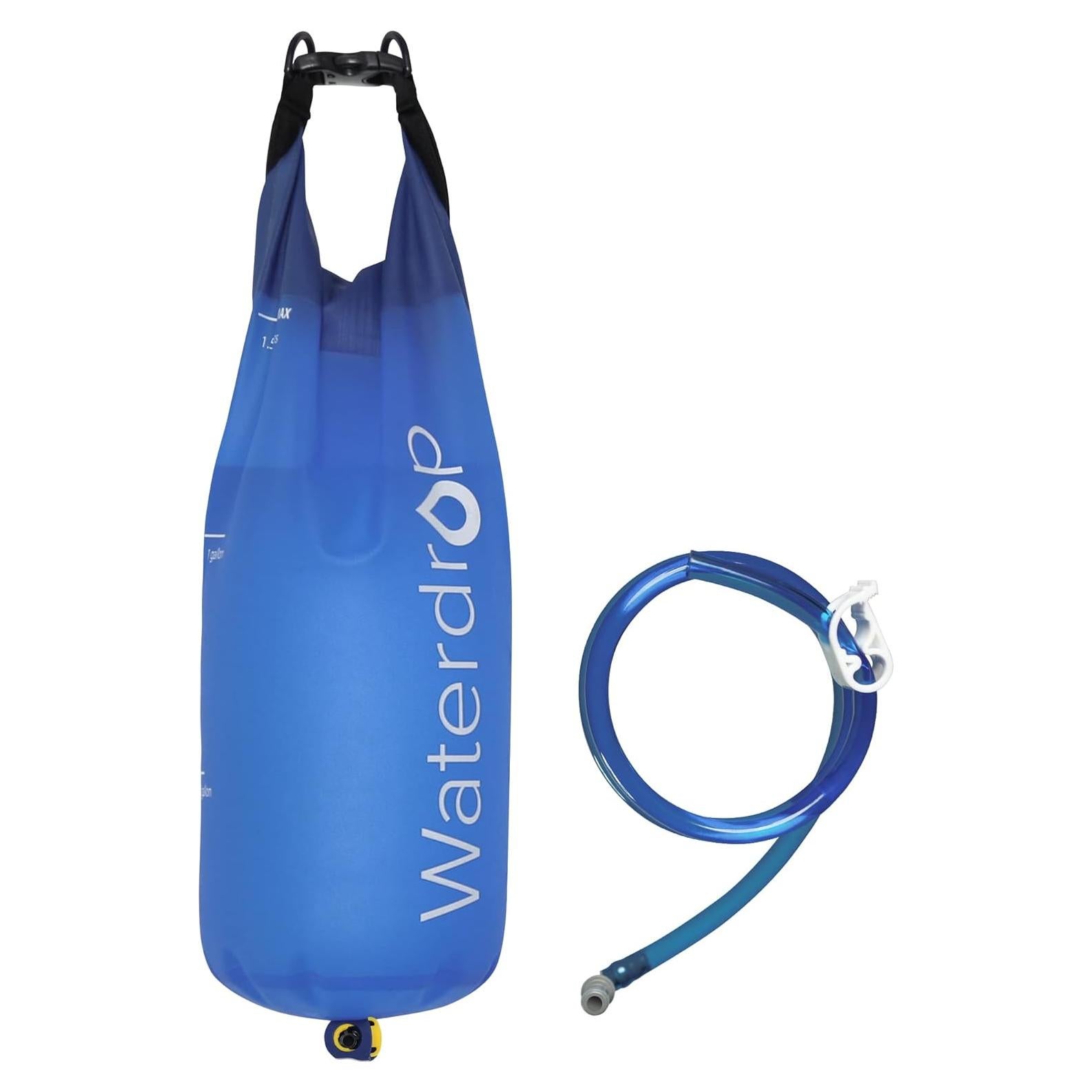 Bolsa de Agua por Gravedad Waterdrop 5.68L Plegable para Camping