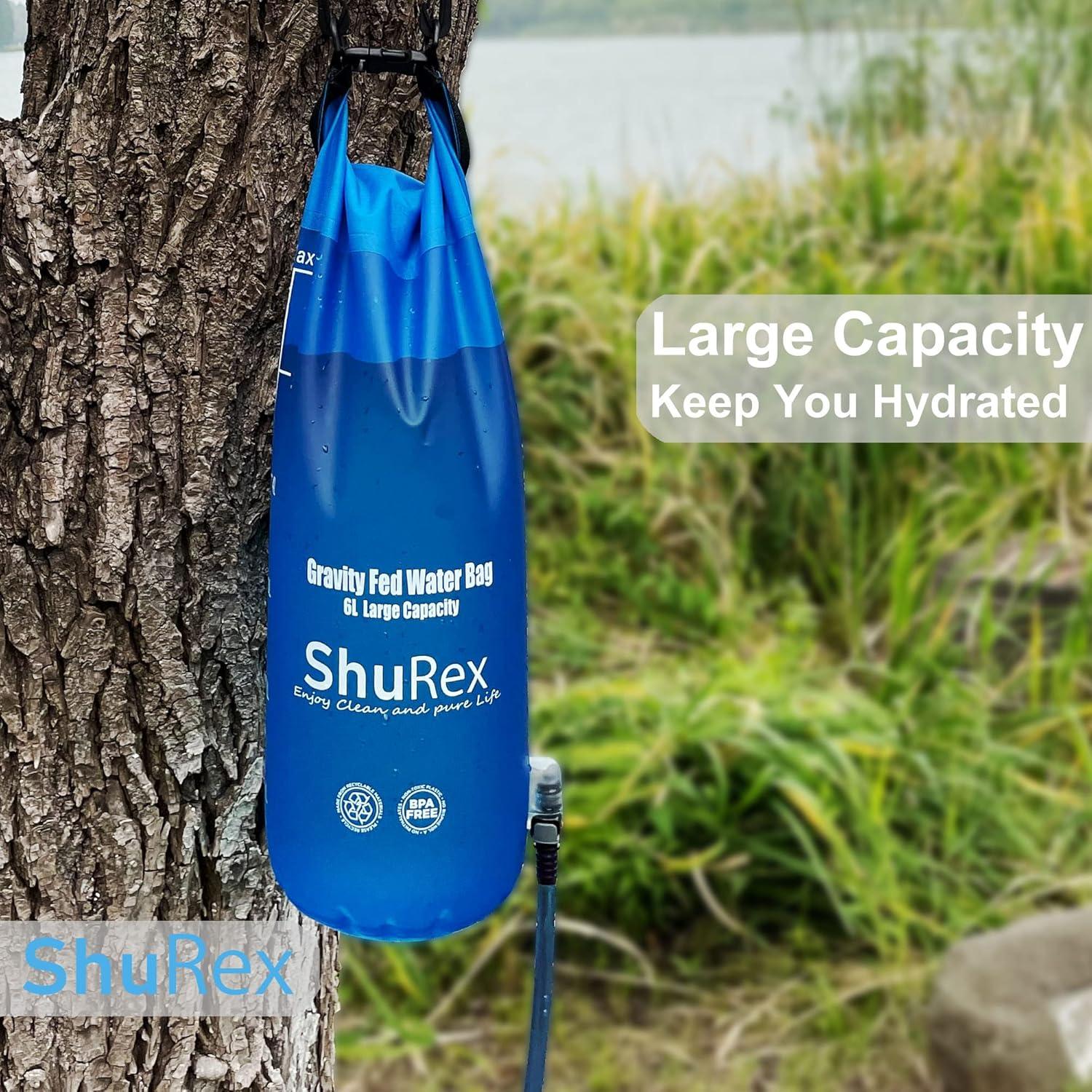 Bolsa de Agua por Gravedad ShuRex 6L Libre de BPA Plegable