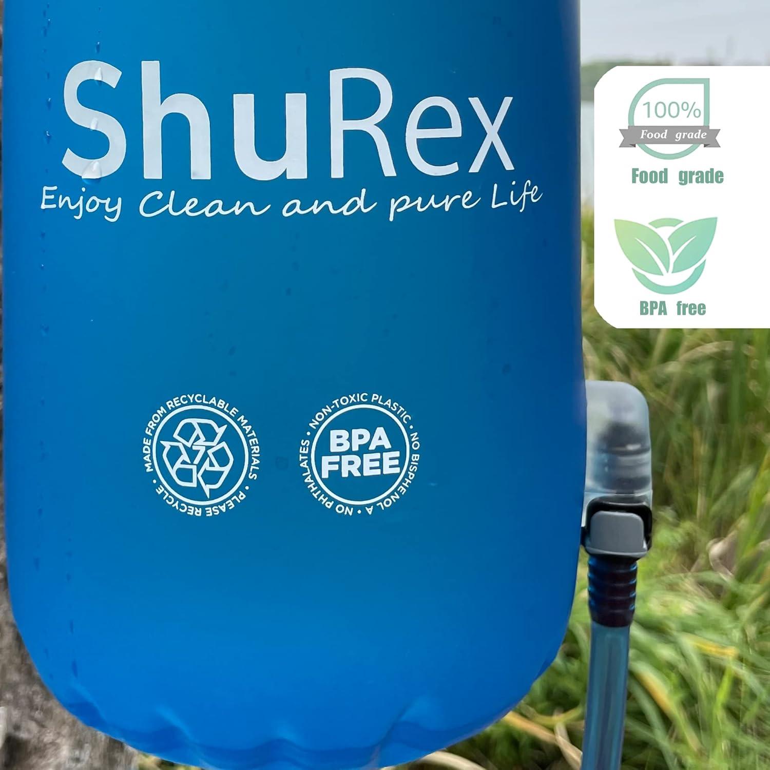 Bolsa de Agua por Gravedad ShuRex 6L Libre de BPA Plegable