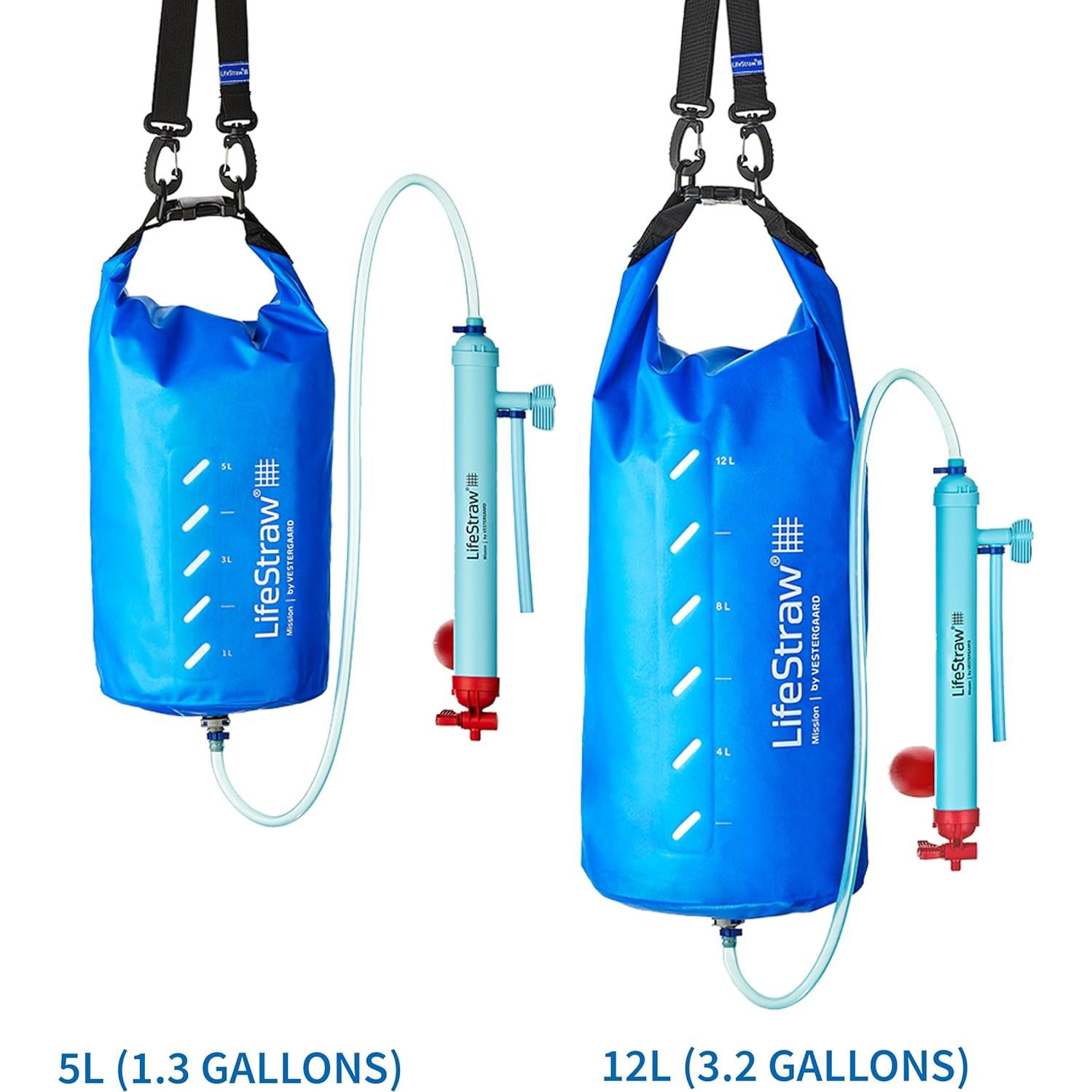 Purificador de Agua Gravity-Fed LifeStraw Mission 12L