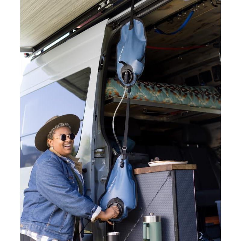 Sistema de Filtración de Agua Gravity LifeStraw 8L + 8L Azul