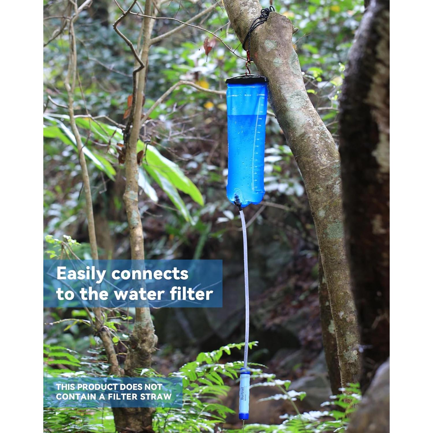 Bolsa de Agua por Gravedad Burtrail 3L Plegable para Camping