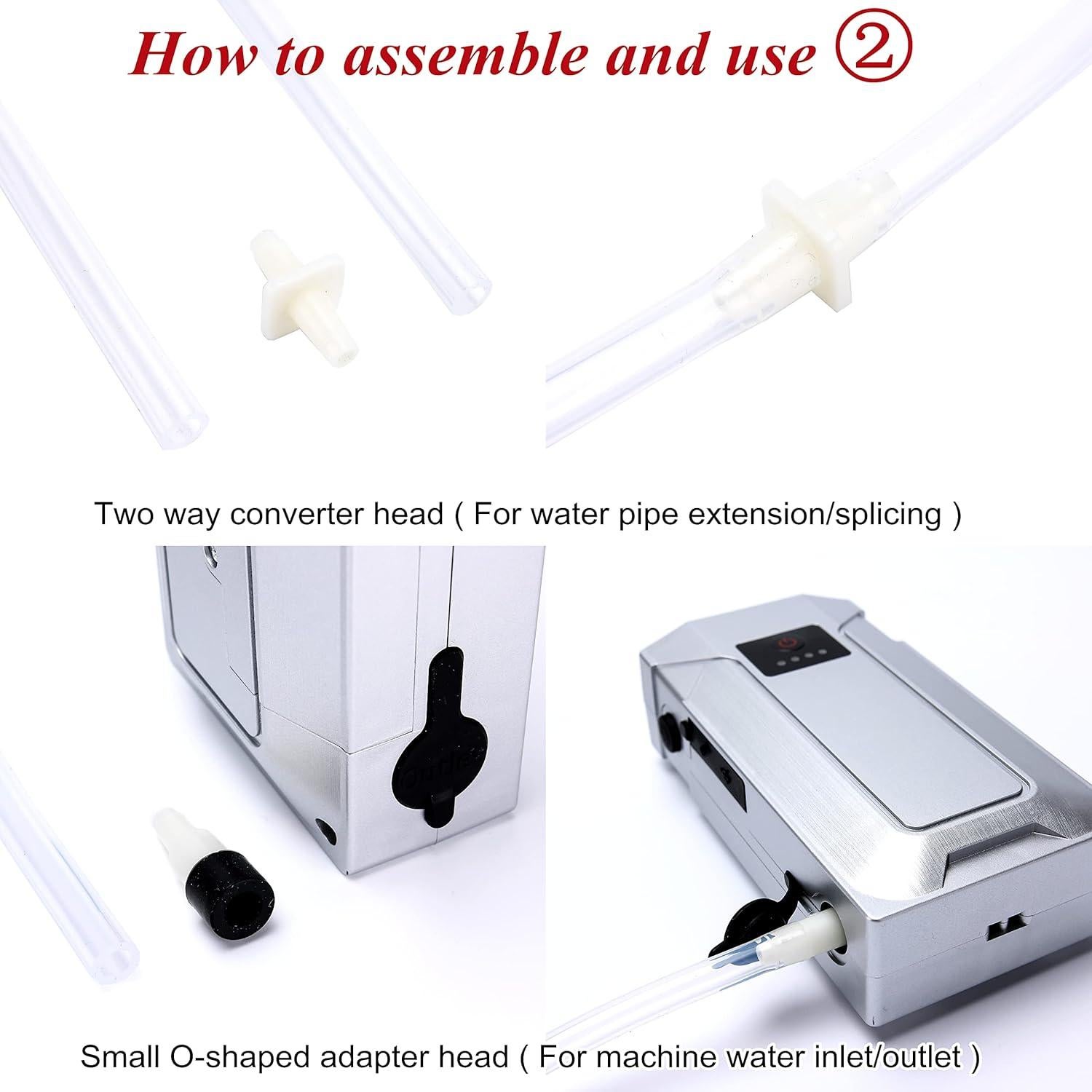 Mini Bomba de Agua de Emergencia NNOOAADIO 1000ml/min con Filtro