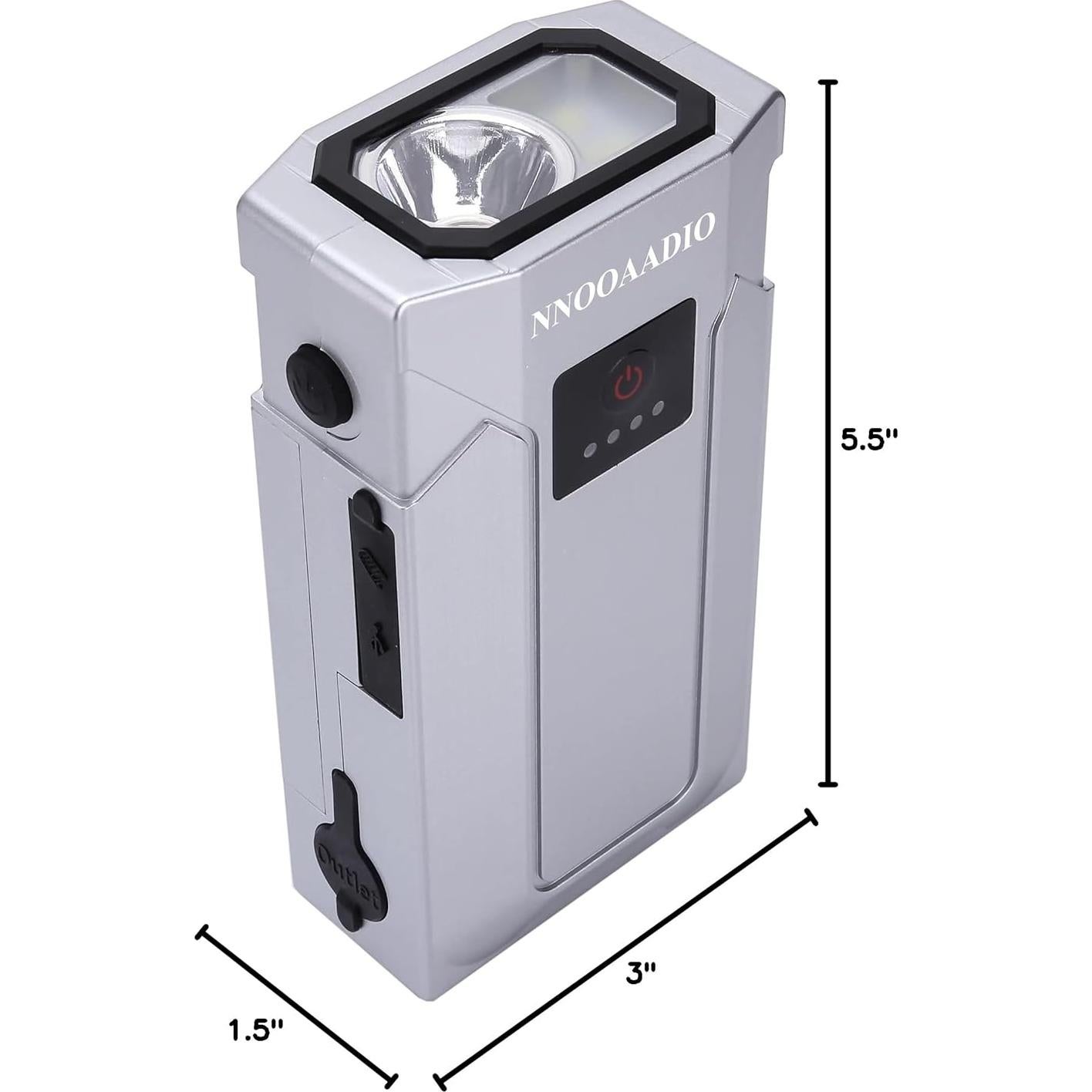 Mini Bomba de Agua de Emergencia NNOOAADIO 1000ml/min con Filtro