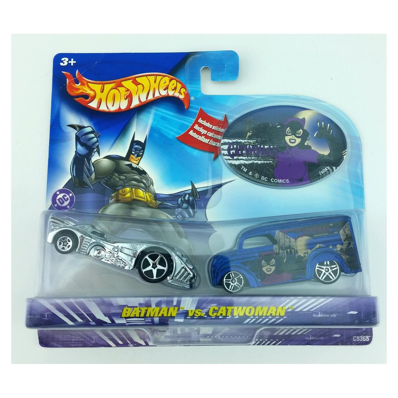 Hot Wheels Batman vs Catwoman 1:64 Coche de Fundición