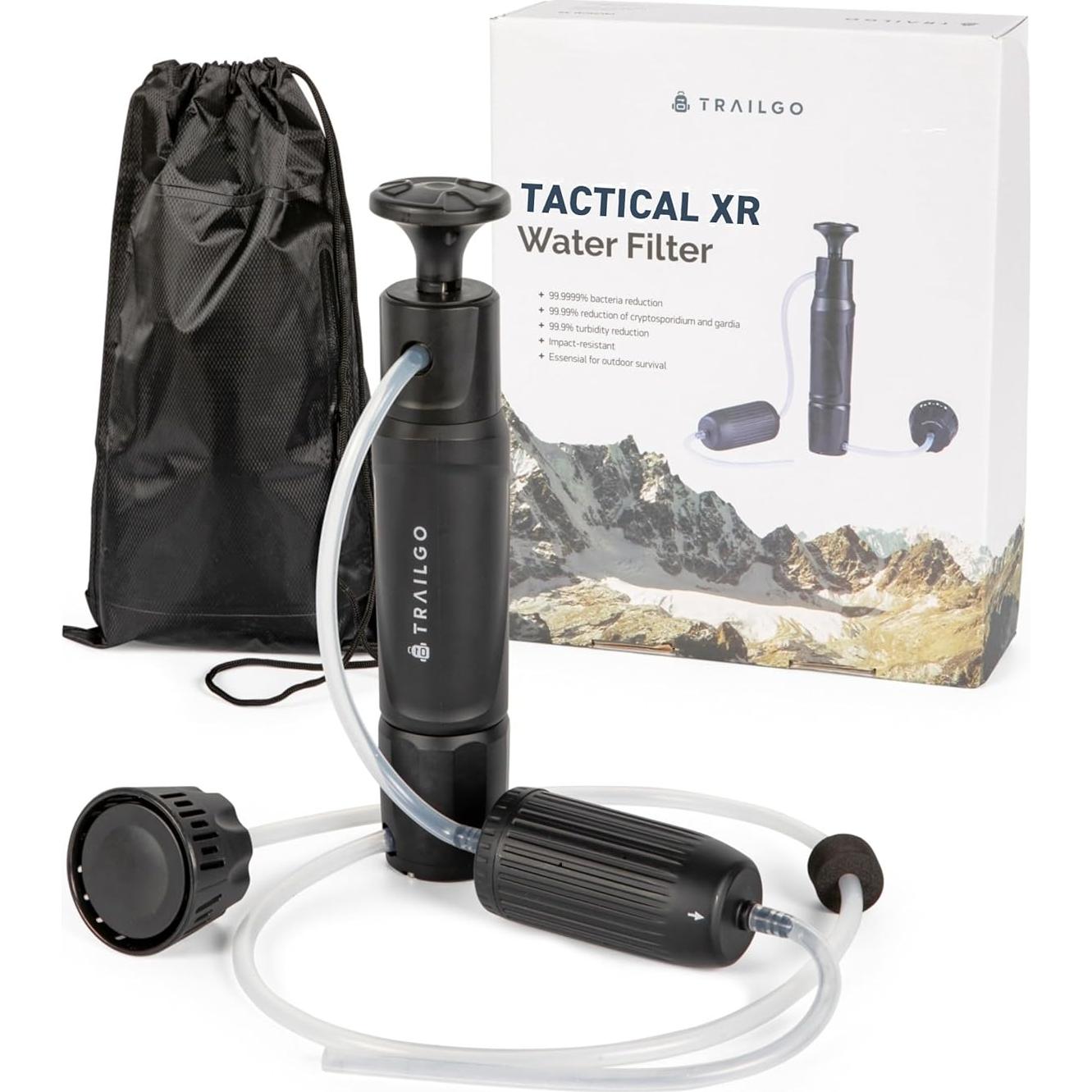 Filtro de Agua Portátil Trailgo HWF03 3 Etapas 1.6 L/min